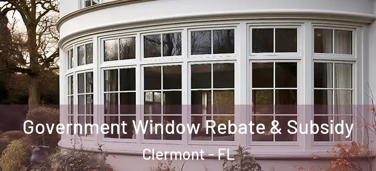  Government Window Rebate & Subsidy Clermont - FL